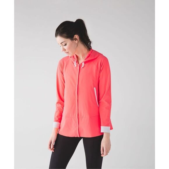 Lululemon Sun Showers Jacket size 8 Heathered grey - Picture 1 of 7